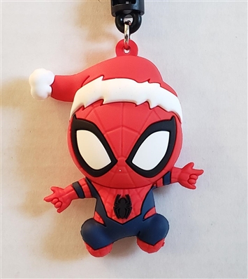 Monogram Marvel Holiday Collection 3D Bag Clip - Spider-Man