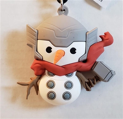 Monogram Marvel Holiday Collection 3D Bag Clip - Snowman Thor