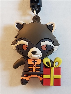 Monogram Marvel Holiday Collection 3D Bag Clip - Rocket