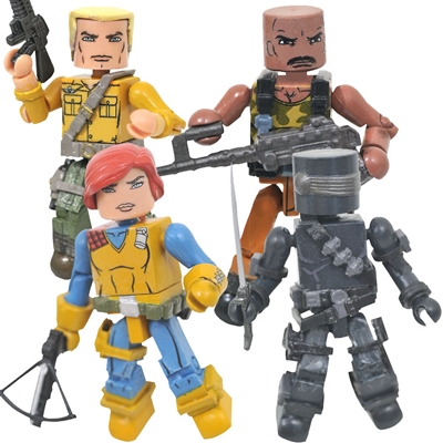 Minimates G.I. Joe Series 1 Boxed Set of 4 Figures