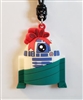 Monogram Christmas Star Wars Figural Bag Clip - R2D2 Gift Wrapped