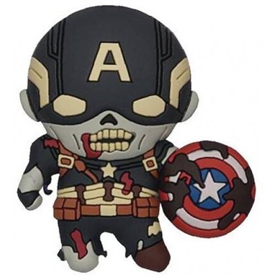 Monogram Marvel's What Ifâ€¦.?  Figural Bag Clip - Chase Zombie Captain America