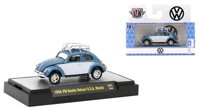 M2 Machines Auto-Thentics Release 83 - 1956 Volkswagen Beetle Deluxe USA Model