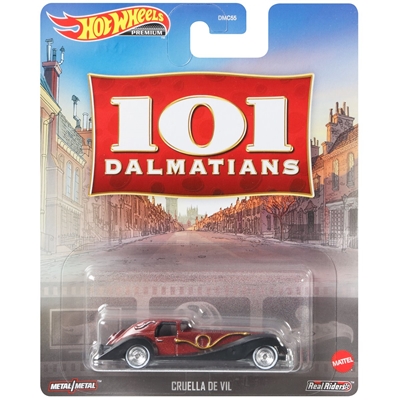 Hot Wheels Replica Entertainment 2021 Mix 1 Diecast - 101 Dalmations Cruella De Vil