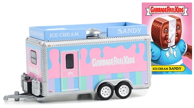 Greenlight Collectibles Garbage Pail Kids Series 5 - Retail Ice Cream Trailer (Ice Cream Sandy)