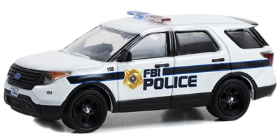 Greenlight Collectibles Hot Pursuit Hobby Exclusive FBI Edition - 2014 Ford Police Interceptor Utility