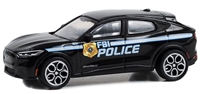 Greenlight Collectibles Hot Pursuit Hobby Exclusive FBI Edition - 2022 Ford Mustang Mach-E GT