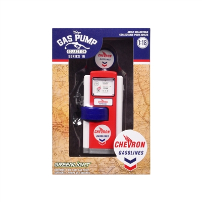 Greenlight Gas Pump Collection Series 16 - Chevron - 1948 Wayne 100-A