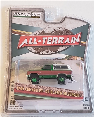 Greenlight Collectibles All-Terrain Series 16 - 1984 Chevrolet K5 Blazer Silverado (Green Machine)