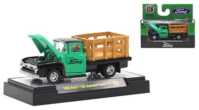 M2 Machines Auto-Thentics Release 69 Diecast Series - 1956 Ford F-100 Stakebed Truck