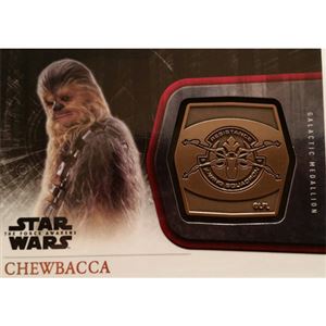 Topps 2015 The Force Awakens Series 1 - Chewbacca Bronze Medallion M-25