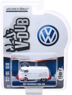 Greenlight - Club Vee V-Dub Series 9 - 1964 Volkswagen Panel Van Ambulance