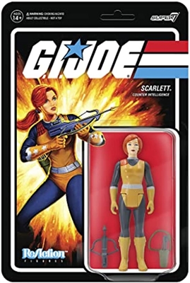 Super7 ReAction G.I.Joe Figure - Scarlett