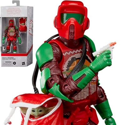 Star Wars The Black Series Holiday 2022 - Scout Trooper and Grogu