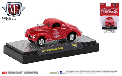 M2 Machines  Coca-Cola Series GS01 - 1941 Willys Coupe Gasser