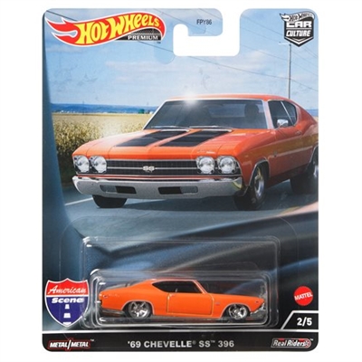 Hot Wheels Car Culture American Roads - 1969 Chevrolet Chevelle SS 396