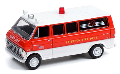 Greenlight Fire & Rescue Series 2 Diecast Vehicle - 1970 Ford Econoline (Paterson NJ Fire)