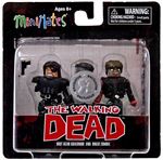 The Walking Dead Series 4 - Riot Gear Governor & Biker Zombie