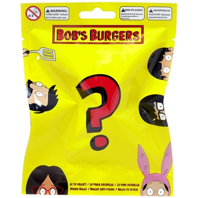 Bob's Burgers Squishy Stress Ball - 1 Blind Bag