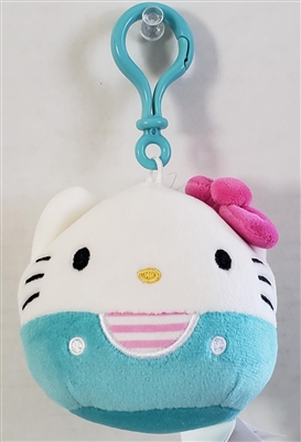 Squishmallow Hello Kitty and Friends  3" Plush Clips - Hello Kitty