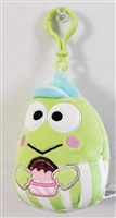 Squishmallow Hello Kitty and Friends  3" Plush Clips - Keroppi