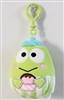 Squishmallow Hello Kitty and Friends Food Truck  3.5" Plush Clips - Keroppi