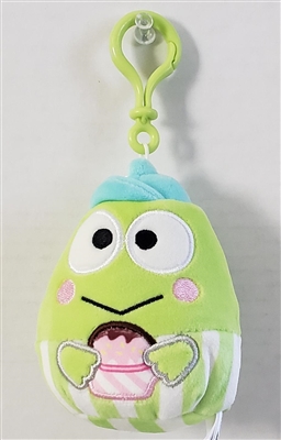 Squishmallow Hello Kitty and Friends Food Truck  3.5" Plush Clips - Keroppi