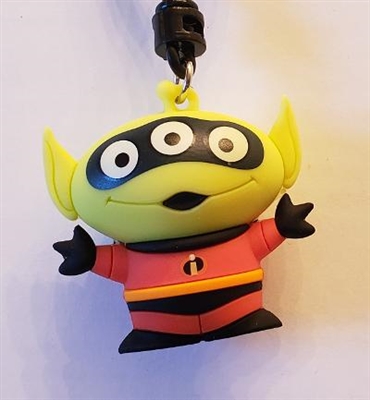 Pixar Alien Remix Figural Bag Clip - Alien Mr. Incredible