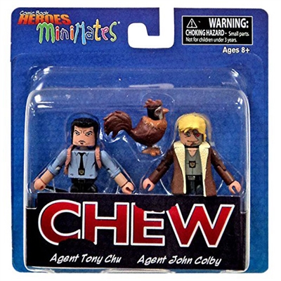 Minimates - Comic Book Heroes - Chew - Agent Tony Chu & Agent John Colby