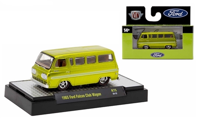 M2 Machines Detroit Muscle Release 75 - 1965 Ford Falcon Club Wagon