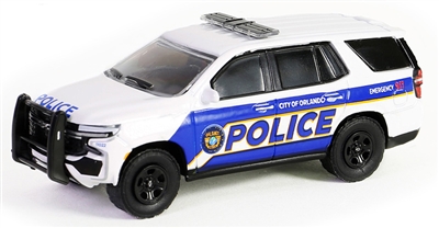 Greenlight Collectibles Hot Pursuit Series 45 - 2022 Chevrolet Tahoe Police Pursuit (Orlando)