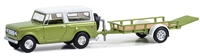 Greenlight Collectibles Hitch & Tow Series 30 - 1970 Harvester Scout with Utility Trailer