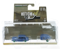 Greenlight Collectibles Hitch & Tow Series 30 - 1942 Ford Fordor SDX with Tear Drop Trailer  (Green Machine)