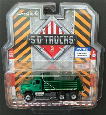 Greenlight - 2017 Greenlight SD Trucks International Dump Truck (Green Machine)