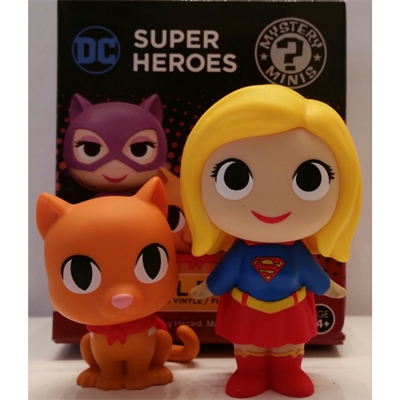 Funko Mystery Mini - DC Super Heroes & Their Pets - Super Girl (1/12) & Streaky the Supercat