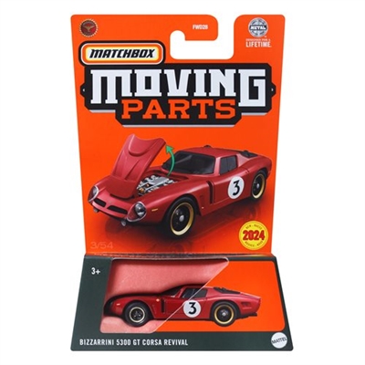 2024 Matchbox Moving Parts - Bizzarrini 5300 GT Corsa Revival
