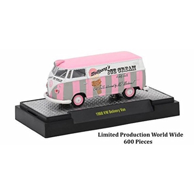 M2 Machines - Auto-Thentics - 2017 NY Toy Fair Exclusive 1960 VW Delivery Van Ice Cream