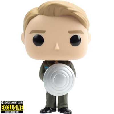 Funko Marvel POP! The First Avenger - Captain America with Prototype Shield