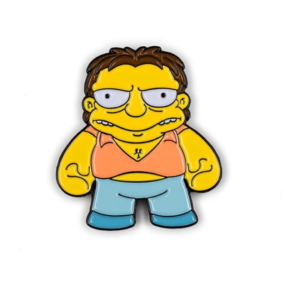 Kidrobot The Simpsons Enamel Pin Series - Barney