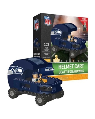 OYO- Seattle Seahawks- Sports Helmet Cart with Minifigure
