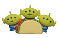 Monogram Pixar Collection Series 38 3D Figural Bag Clip - Aliens with Taco