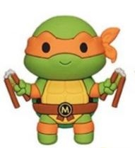 Monogram Retro Teenage Mutant Ninja Turtles Series 3  3D Foam Bag Clip - Michelangelo