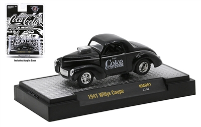 M2 Machines Coca-Cola NMD01 - 1941 Willys Coupe