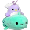 Squishmallow Squishville Vehicles - Elina the Peacock