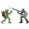 Teenage Mutant Ninja Turtles Classic Action Figure 2 Pack - Leonardo vs. Rocksteady