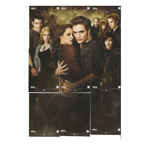 Twilight New Moon Series 2 - 9 Card Puzzle Set