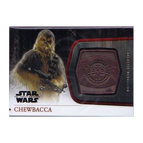 Topps 2015 The Force Awakens Series 1 -  Chewbacca Bronze Medallion M-26