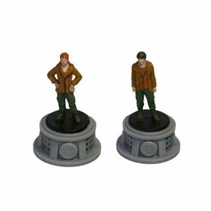 Bundle - 2 Items - The Hunger Games Figurines - Set of 2 Tributes - District 8