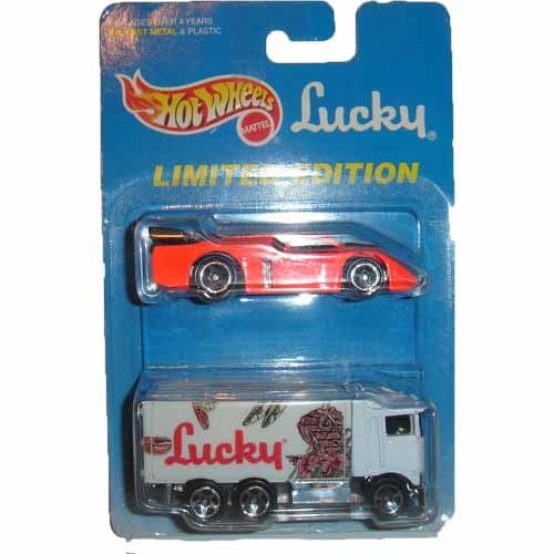 1997 Lucky Limited Edition 2-Pack GT Racer & Hiway Hauler