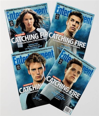 Set of 4- "Catching Fire" Entertainment Weekly Magazines